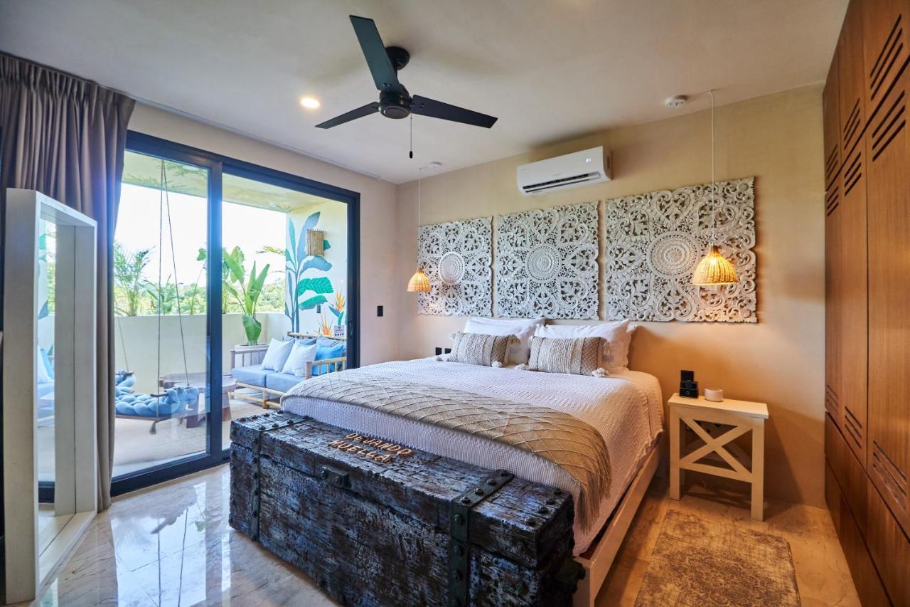 Spacious & Comfy Penthouse Oasis With Plunge Pool Tulum Esterno foto