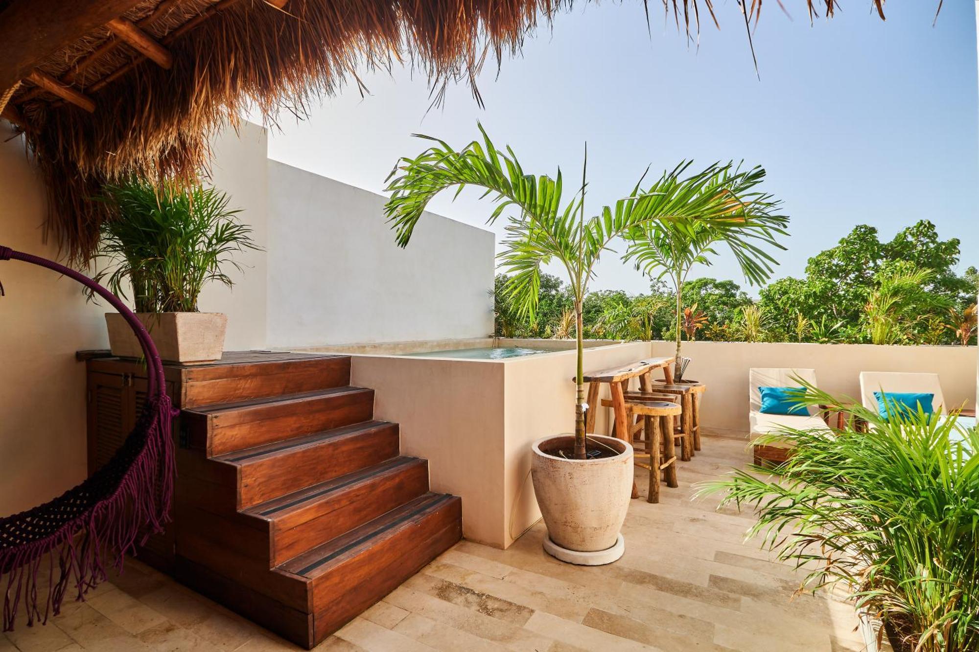 Spacious & Comfy Penthouse Oasis With Plunge Pool Tulum Esterno foto